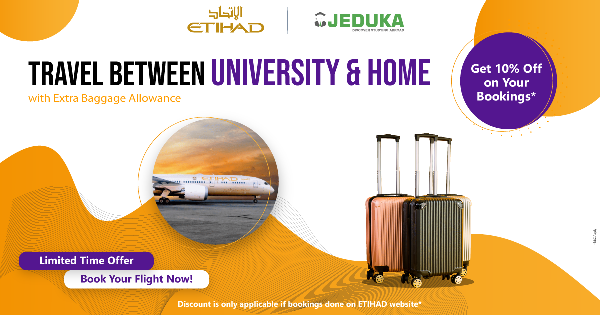 ETIHAD Airways with Jeduka.com